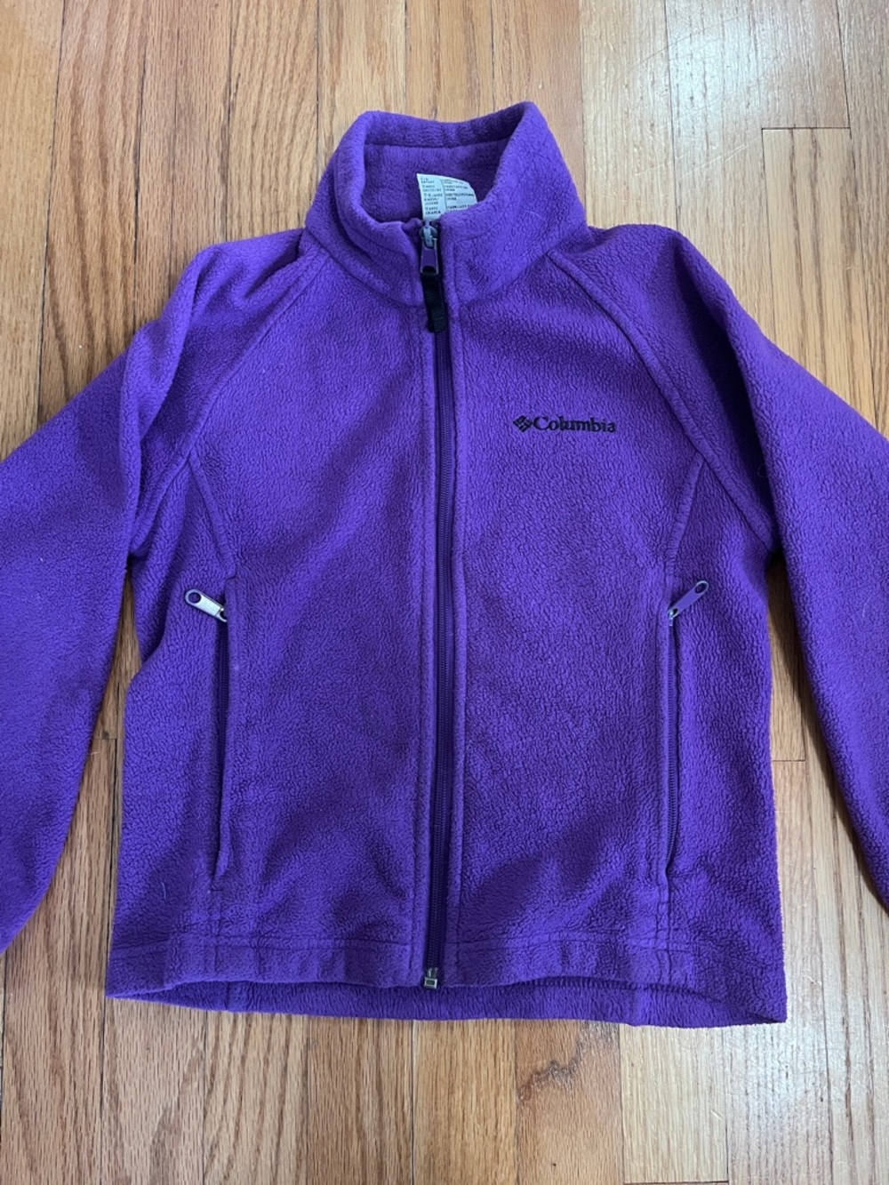 Columbia Kids Purple Full-Zip Fleece Jacket
